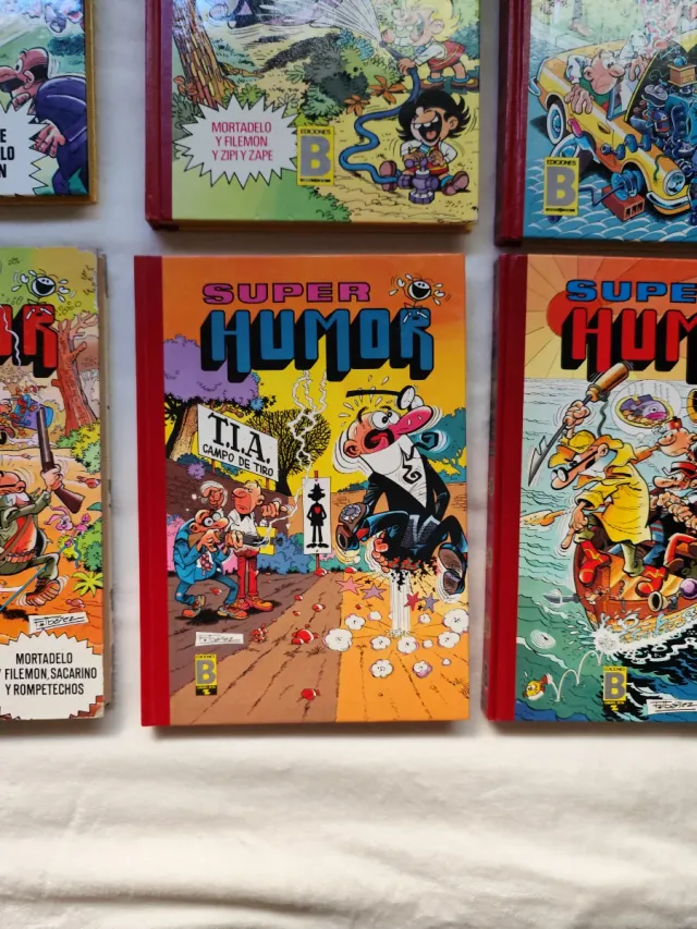 Lote 8 Cómics Super Humor Mortadelo y Filemón