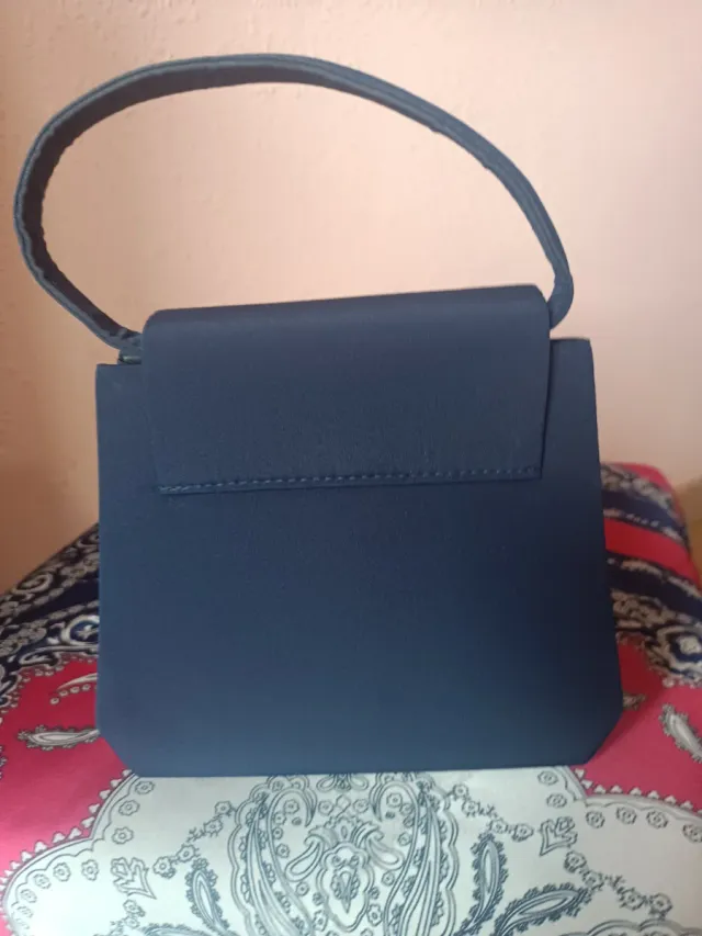 Mini bolso de fiesta azul