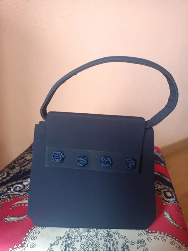 Mini bolso de fiesta azul