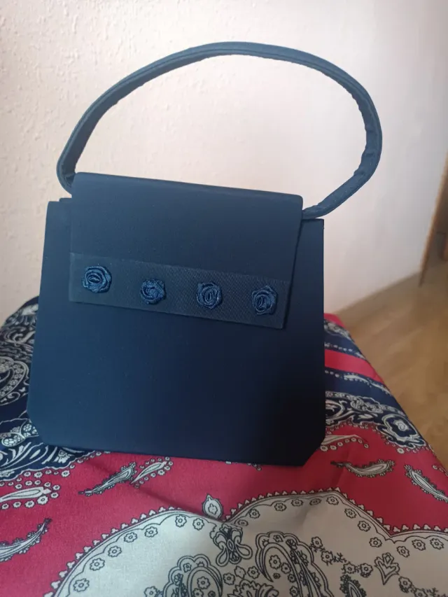 Mini bolso de fiesta azul