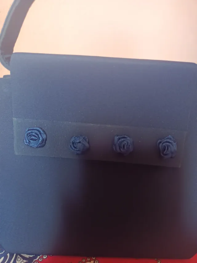 Mini bolso de fiesta azul