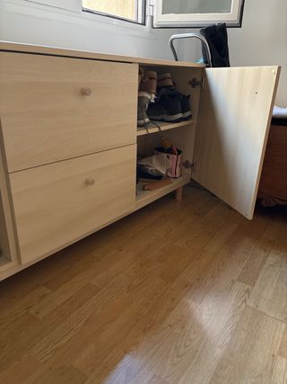 Mueble TV salón o dormitorio madera Ersnas Ikea