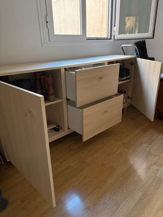 Mueble TV salón o dormitorio madera Ersnas Ikea