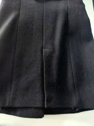 Cappotto Naf Naf blu con bottoni dorati