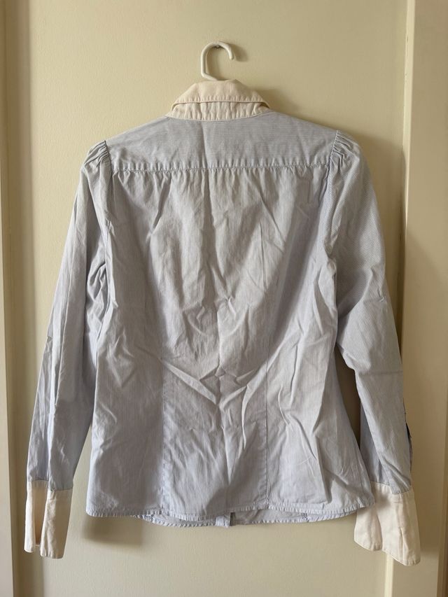 Blusa Reserved manga larga rayas