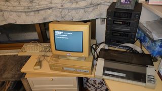AMSTRAD PC2086/30 & IMPRESORA DMP3160