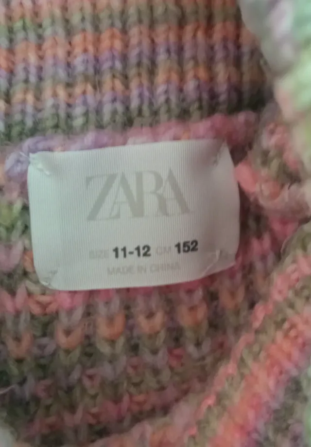 Vestido Zara niña T.11-12