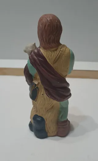 2 personaggi presepe in ceramica