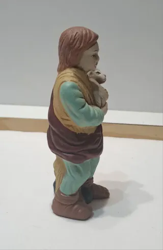 2 personaggi presepe in ceramica