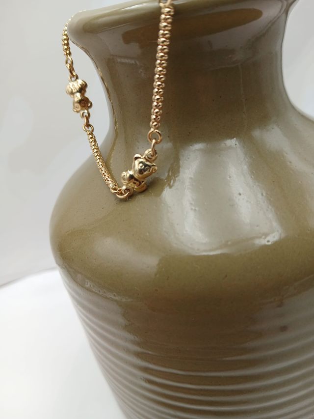 Pulsera Ositos en Oro 18kl