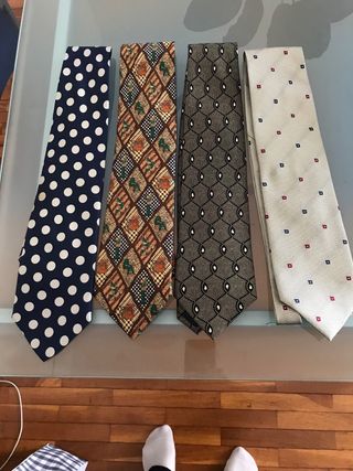 Corbatas de seda natural
