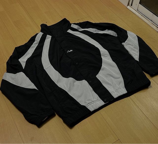 Conjunto Corteiz chándal negro y blanco