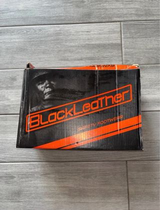 Botas de seguridad Black Leather punta reforzada