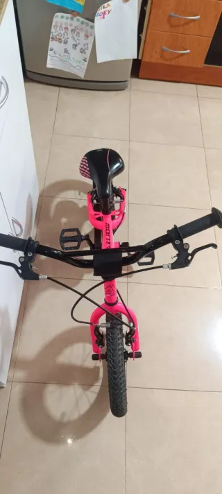 Bicicleta infantil rosa MONTY