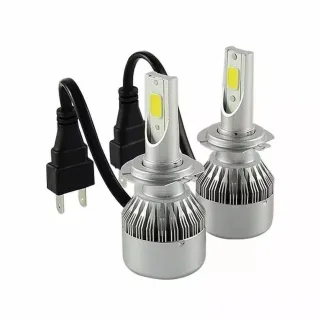 Coppia Di Lampadine C6 H7 A LED X Auto FARI