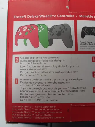 Controller Nintendo Switch Super Mario Rosso