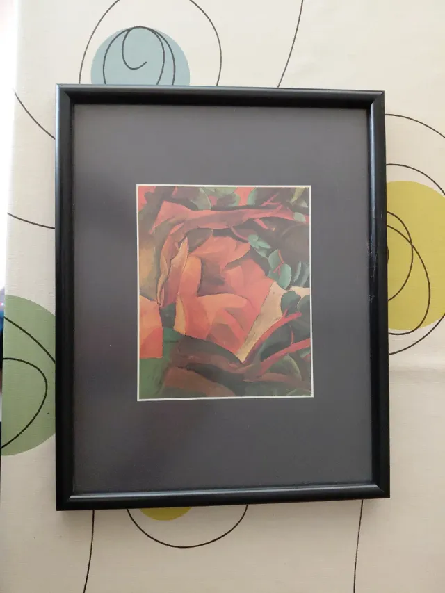 Set 4 Láminas Decorativas Marco Negro