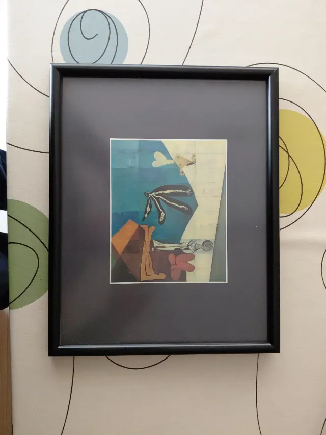 Set 4 Láminas Decorativas Marco Negro