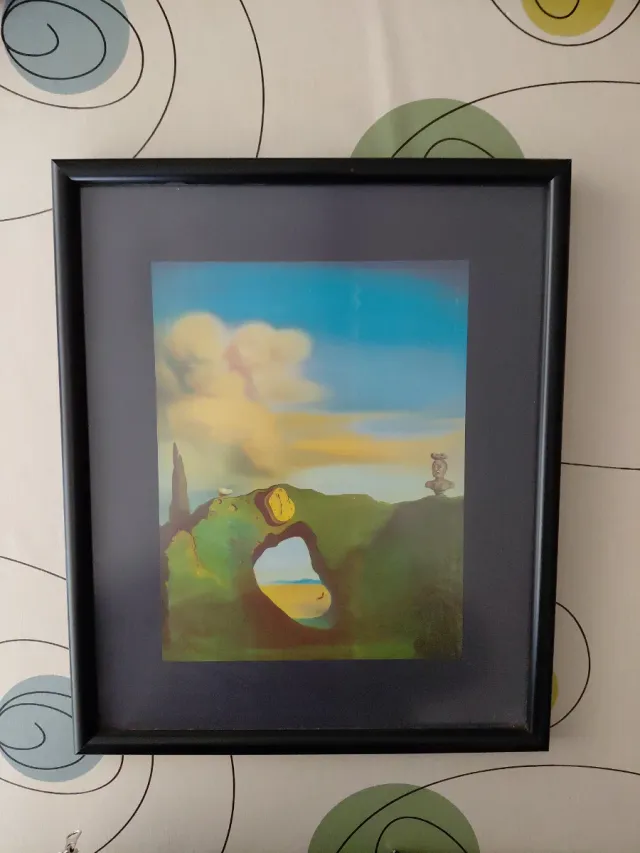 Set 4 Láminas Decorativas Marco Negro