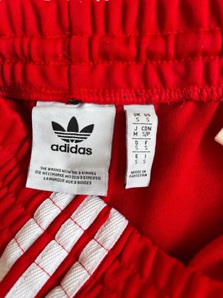 Pantalón deportivo Adidas rojo