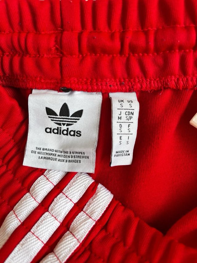 Pantalón deportivo Adidas rojo
