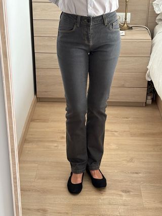 Pantalón vaquero gris Cortefiel