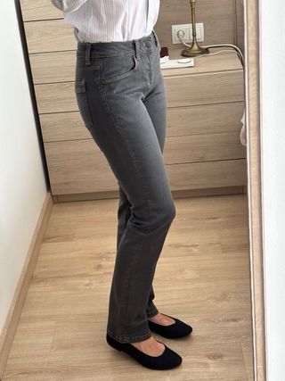 Pantalón vaquero gris Cortefiel