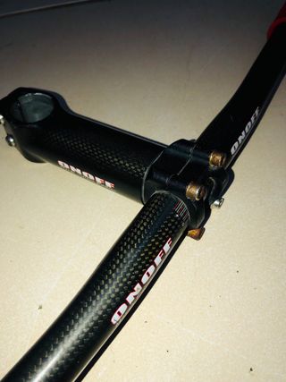 Manillar y potencia Onoff carbono