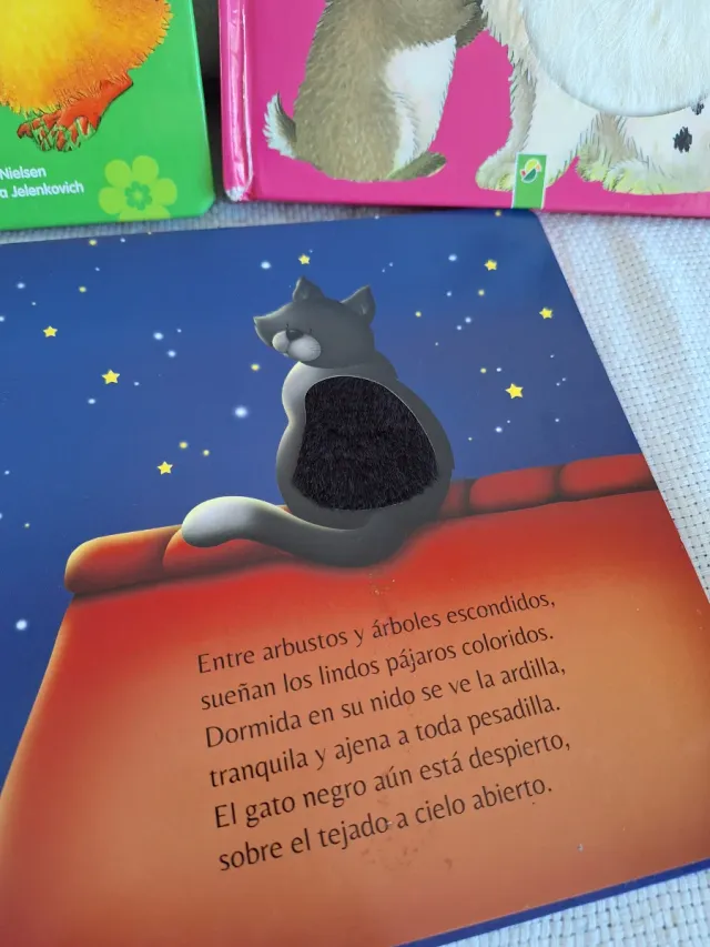 Pack 3 libros infantiles texturas