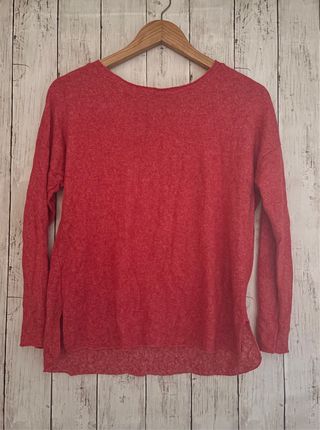 Jersey fino rosa-rojo