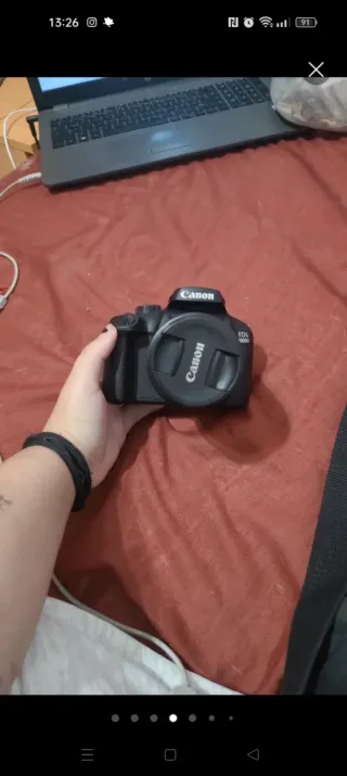 Cámara Canon EOS 4000D Negra