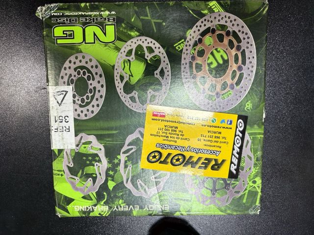 Pareja Discos Freno NG 351