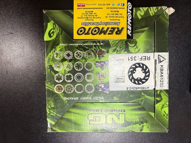 Pareja Discos Freno NG 351