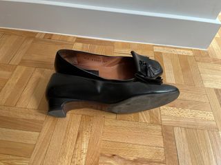 Zapatos Lottusse Piel Negros Talla 38.5