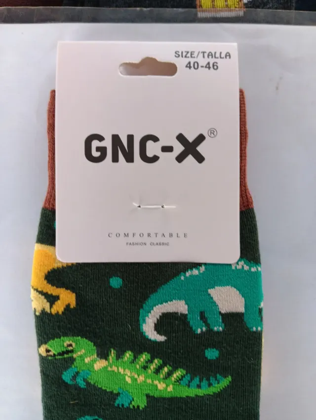 Calcetines GNC-X Dinosaurios Talla 40