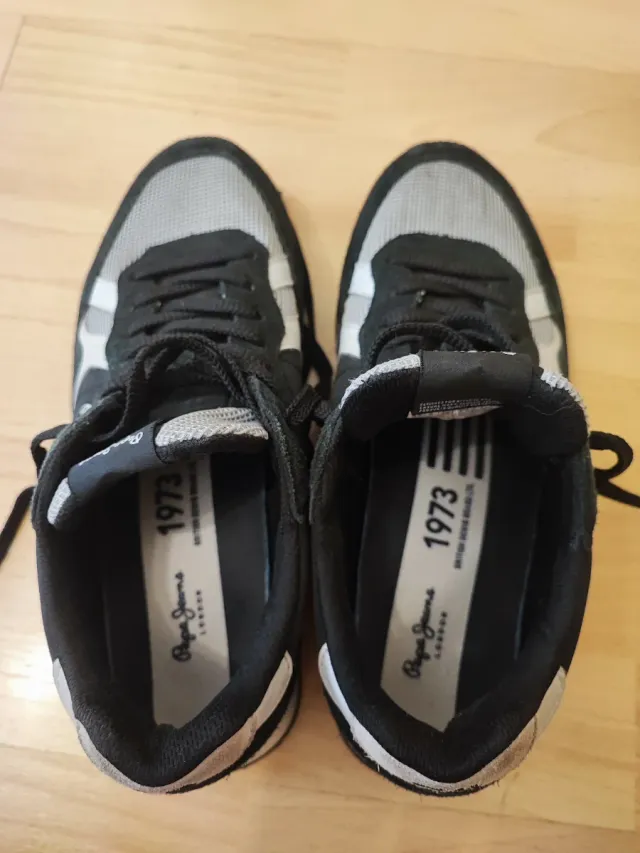 Zapatillas Pepe Jeans Britt Man Negras/Grises