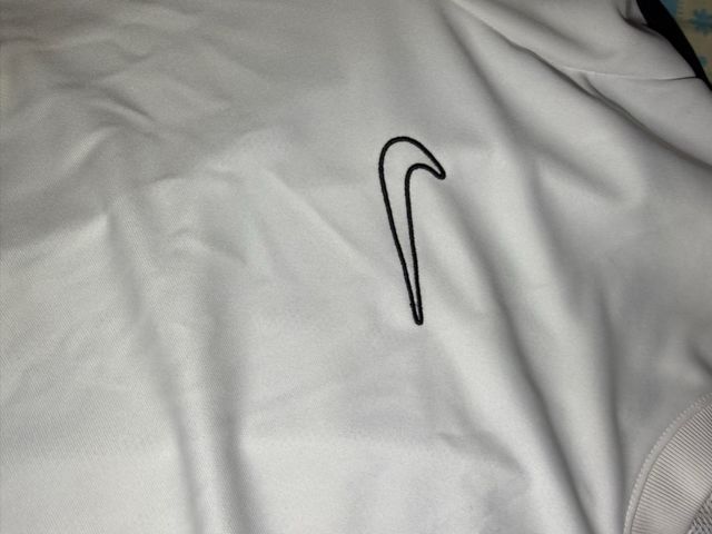 Camiseta Nike Blanca y Negra Talla L