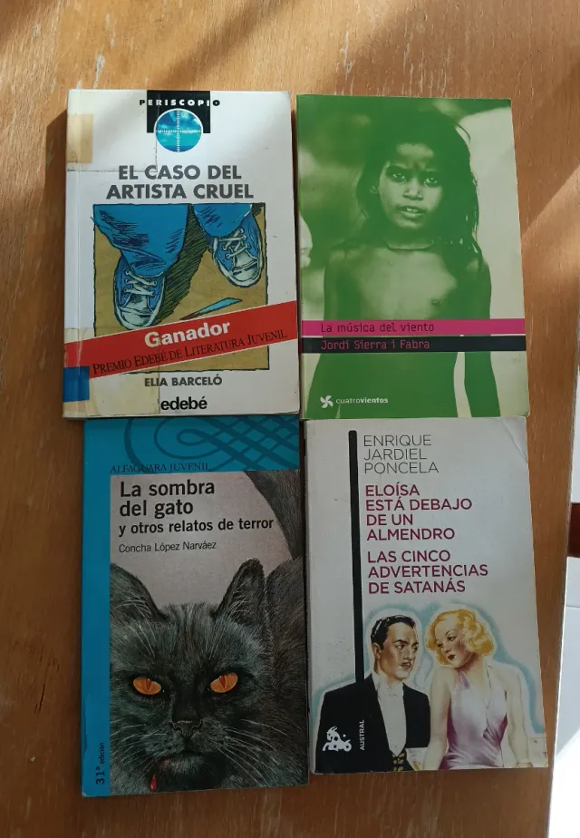 4 lote de libros