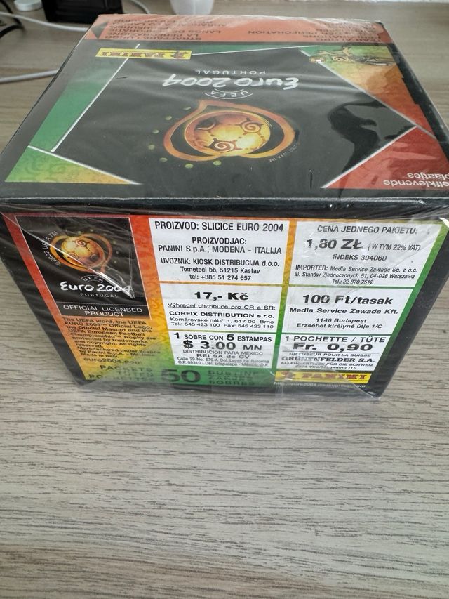 Scatola Panini UEFA EURO 2004 Sigillata