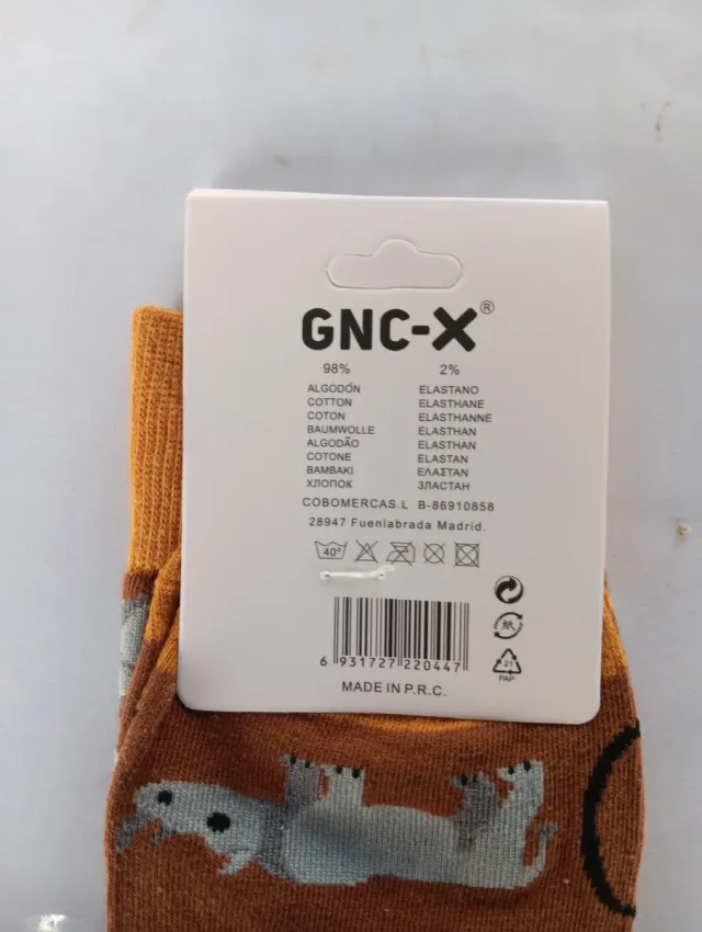 Calcetines GNC-X Animales África Talla 40-46
