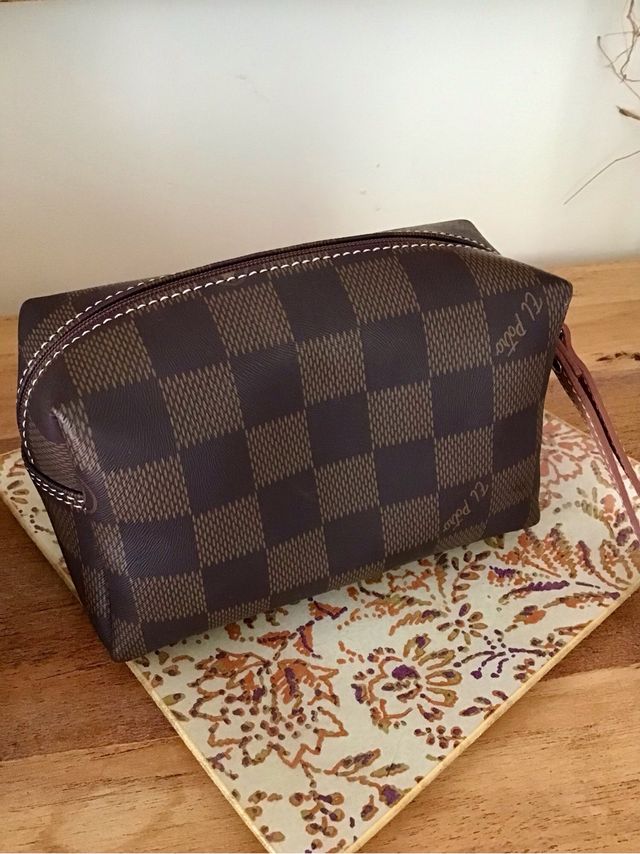 Neceser El Potro Cuadros Marrón