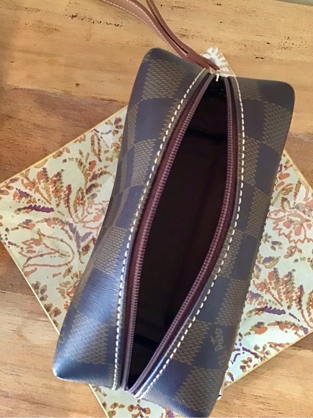 Neceser El Potro Cuadros Marrón