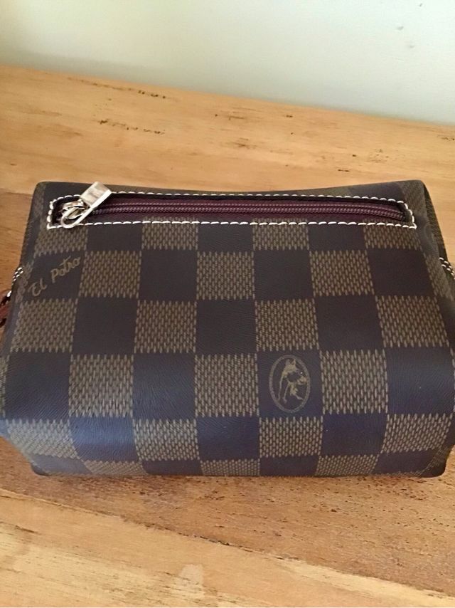 Neceser El Potro Cuadros Marrón