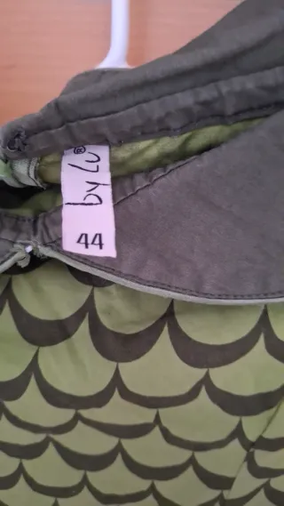 Vestido cuello barco verde