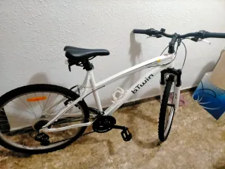 Bicicleta Montaña Btwin Blanca