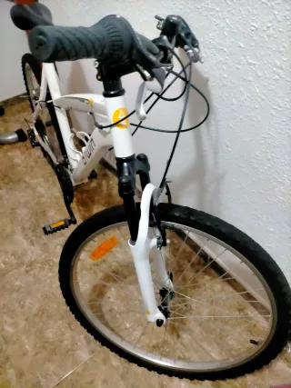 Bicicleta Montaña Btwin Blanca