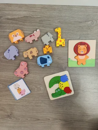 Puzzles de Madera Animales