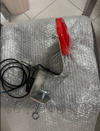 Lampada Coca Cola da scrivania con gancio