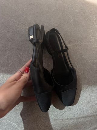 Chanel Slingback Negros Talla X