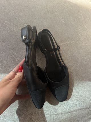 Chanel Slingback Negros Talla X